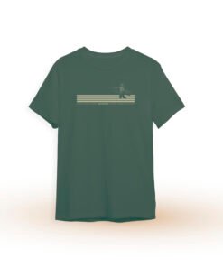 REMERA ESTAMPADA  | SURF GIRL COLOR VERDE PALMERAS