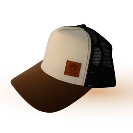 GORRA TRUCKER PREMIUM | BEIGE Y MARRON