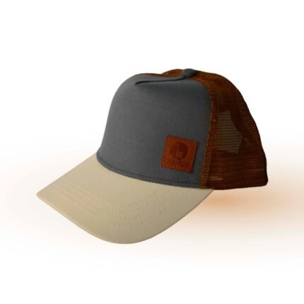 GORRA TRUCKER PREMIUM | GRIS Y CRUDO