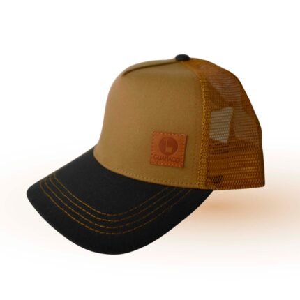 GORRA TRUCKER PREMIUM | MARRON Y NEGRO