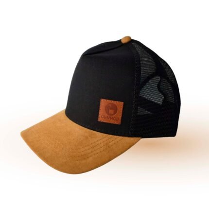 GORRA TRUCKER PREMIUM | NEGRA Y MARRON