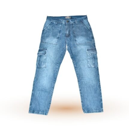 JEAN CARGO BAGGY AZUL