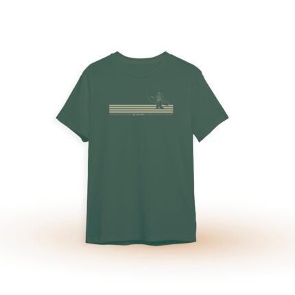 REMERA ESTAMPADA | SURF GIRL COLOR VERDE PALMERAS
