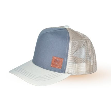 GORRA TRUCKER PREMIUM | GRIS Y BLANCA
