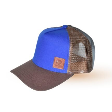 GORRA TRUCKER PREMIUM | AZUL Y MARRON