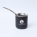 MATE  DE ACERO INOXIDABLE CON BOMBILLA CHATA