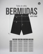 BERMUDA JEAN RIGIDA CORTE BAGGY - Imagen 3