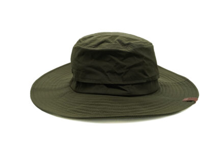 SOMBRERO AUSTRALIANO IMPERMEABLE VERDE OSCURO