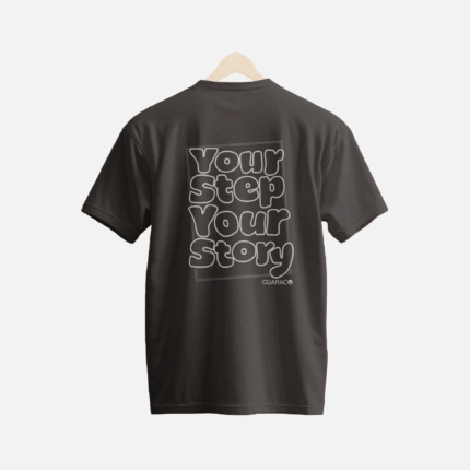 REMERA ESTAMPA YOUR STEP YOUR STORY HUMO