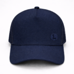 GORRA TRUCKER MONOCOLOR BORDADA AZUL MARINO