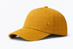 GORRA BASEBALL PREMIUM CON VELCRO BORDADA AMARILLO OSCURO