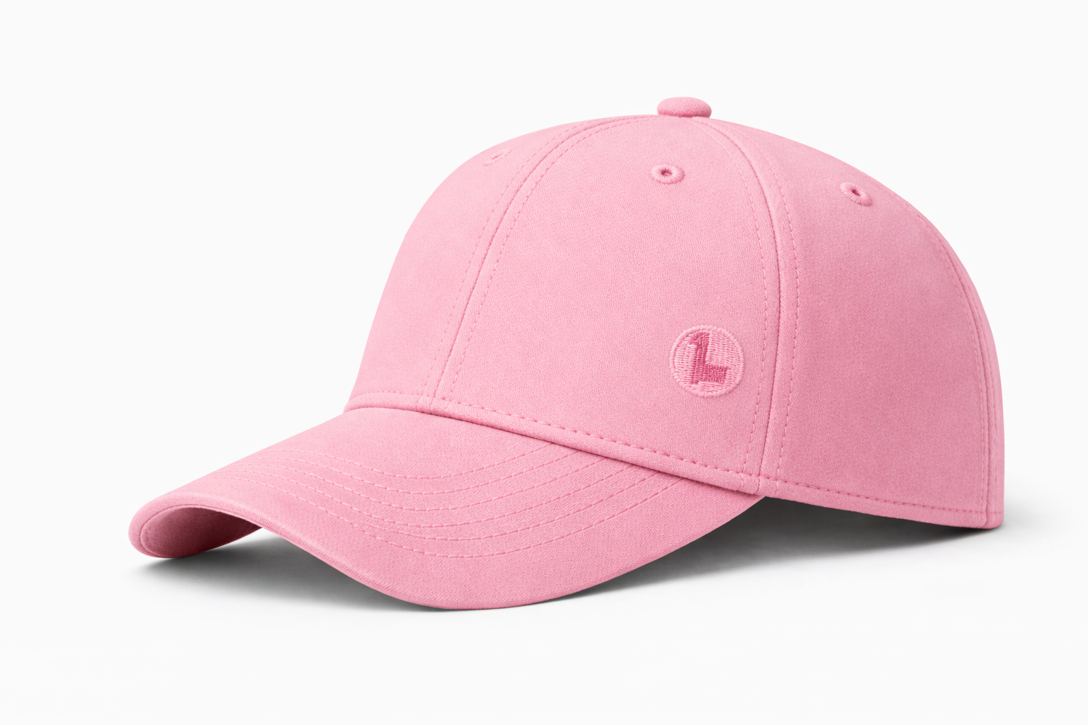 GORRACONVELCRO-Rosa-Bordada GORRA BASEBALL PREMIUM CON VELCRO BORDADA ROSA - Imagen 1