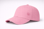 GORRA BASEBALL PREMIUM ALGODON BORDADA ROSA