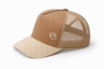 GORRA TRUCKER PREMIUM CUSTOMIZADA BORDADA CRUDO BEIGE BEIGE
