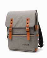MOCHILA VINTAGE GRIS - Imagen 2