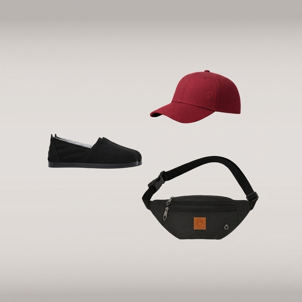 Combo-alpargata-riñonera-gorra