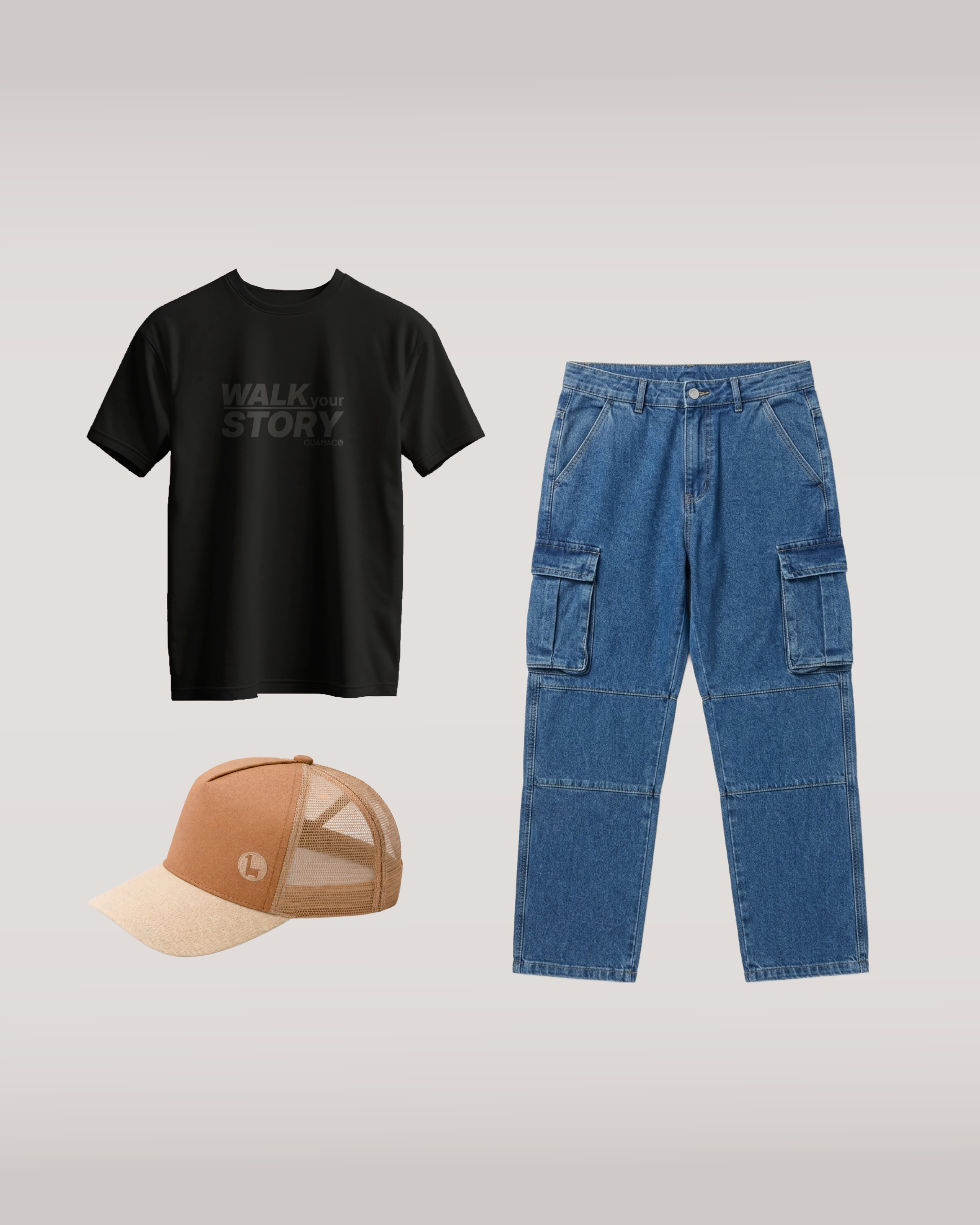 CombosPrimavera-REMERA-JEAN-CARGO-GORRA