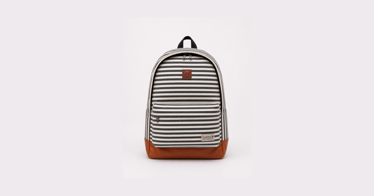 Mochilas de lona Guanaco 2026 - Vintage y con porta notebook